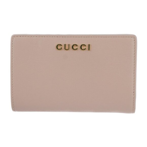GUCCI Pink Leather Wallet - Picture 1 of 10